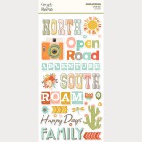 Open Road - Foam Stickers von Simple Stories